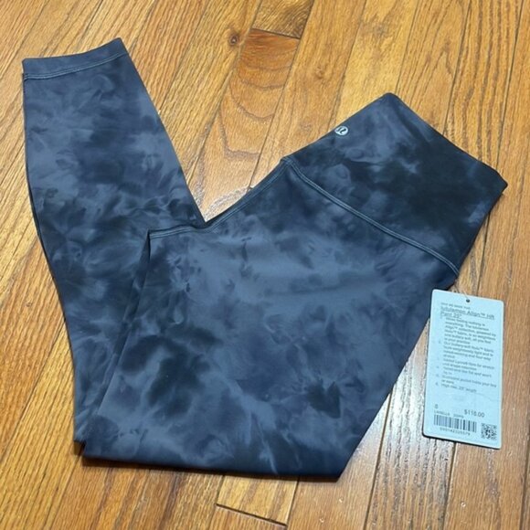 NWT lululemon align HR pant 25” diamond dye pitch graphite grey - Picture 8 of 11